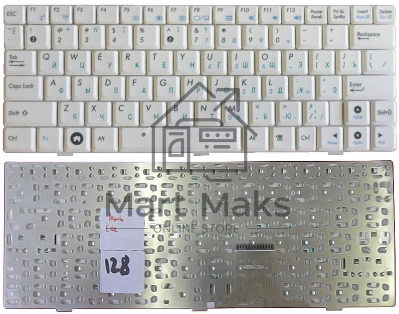 Клавиатура для ноутбука Asus Eee PC 1000 1000H 1000HD белый