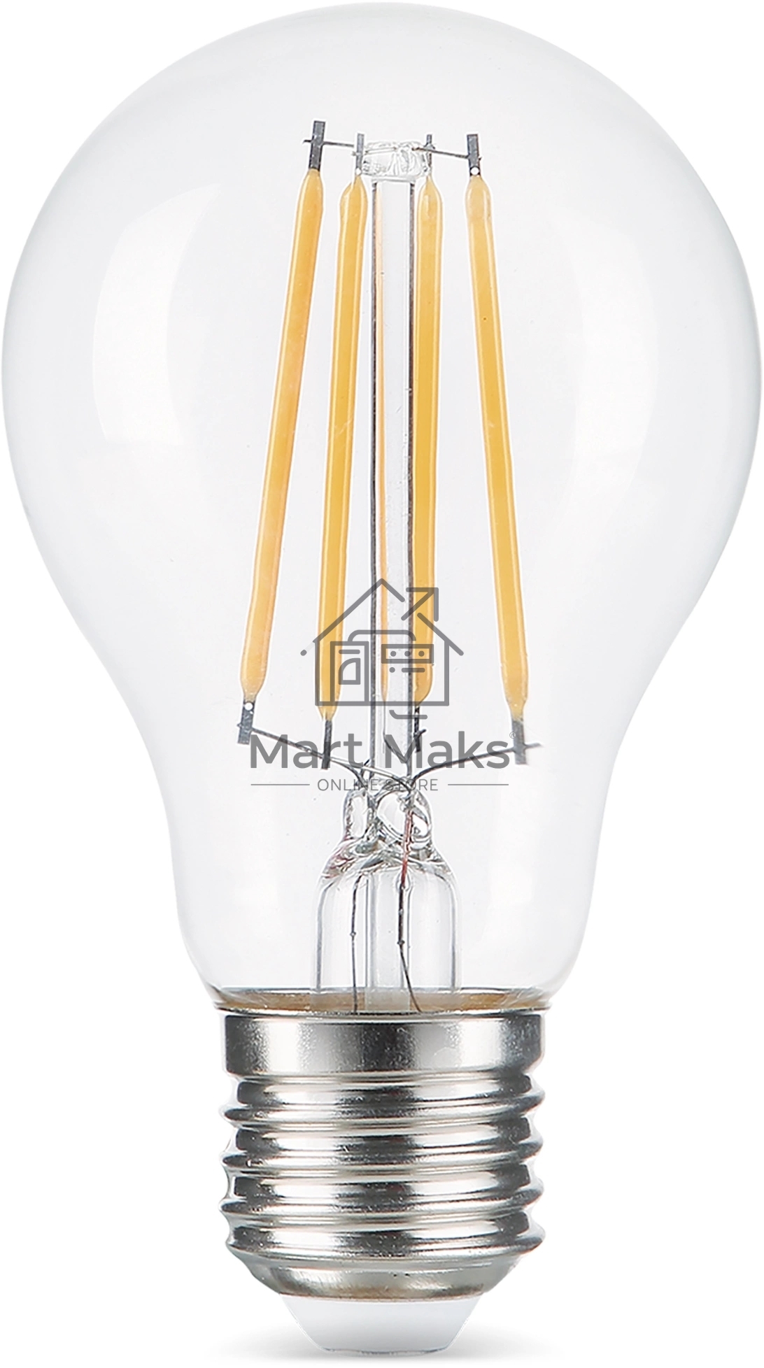 Лампа Gauss Filament А60 12W 1250lm 4100К Е27 LED 1/10/40