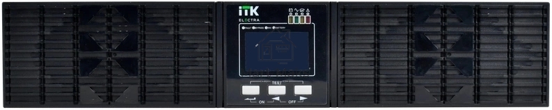 Источник бесперебойного питания однофазный Online 1000 Ва/1000 Вт, Rack mount, c LCD дисплеем 24VDC с АКБ 2U 2х9AH