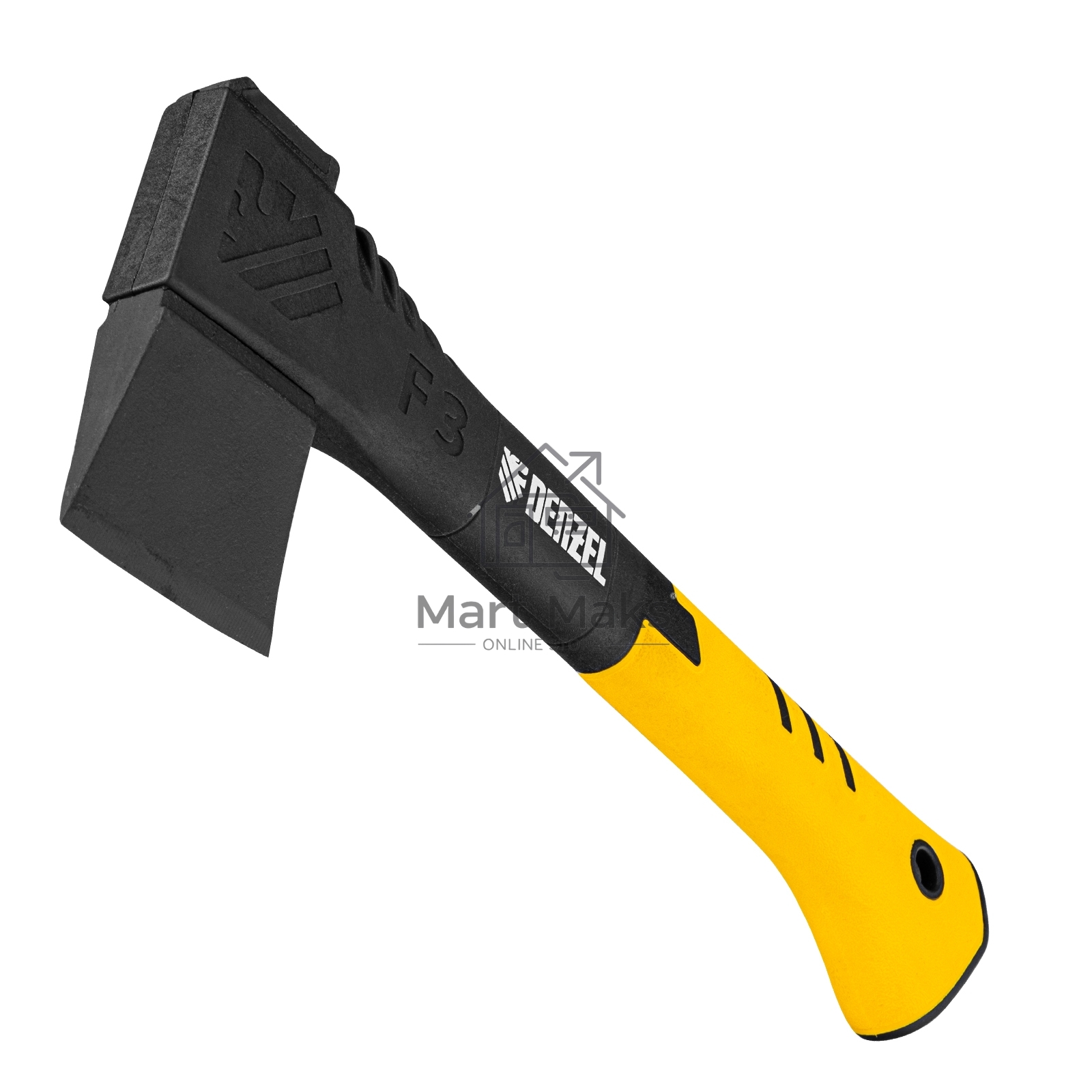Топор-колун Denzel 21430 F3, 640 гр, двухкомпонентная рукоятка, 320 мм