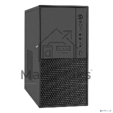 Компьютерный корпус Minitower ExeGate BAA-308M-UNS400 (mATX, БП UNS400 с вент. 12см, 2*USB, HD Audio, черный)