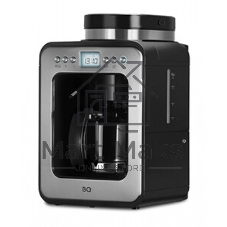 Кофеварка капельная BQ CM7001 серебристый/черный, исп. кофе - молотый/зерновой, 0.6 л, 600 Вт
