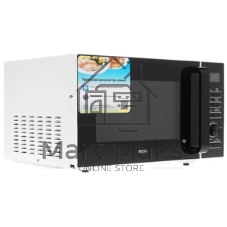 Микроволновая печь BBK 25MWC-992T/WB белый/черный, 25 л, 900 Вт, переключатели - кнопки, поворотный механизм
