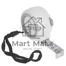 Рулетка Deli Home Series White H8103A 3м х 19мм, клипса, шнурок, эксклюзивный дизайн