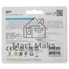 Накопитель SSD Silicon Power Ace A55, 512Gb, SATA III, 2.5