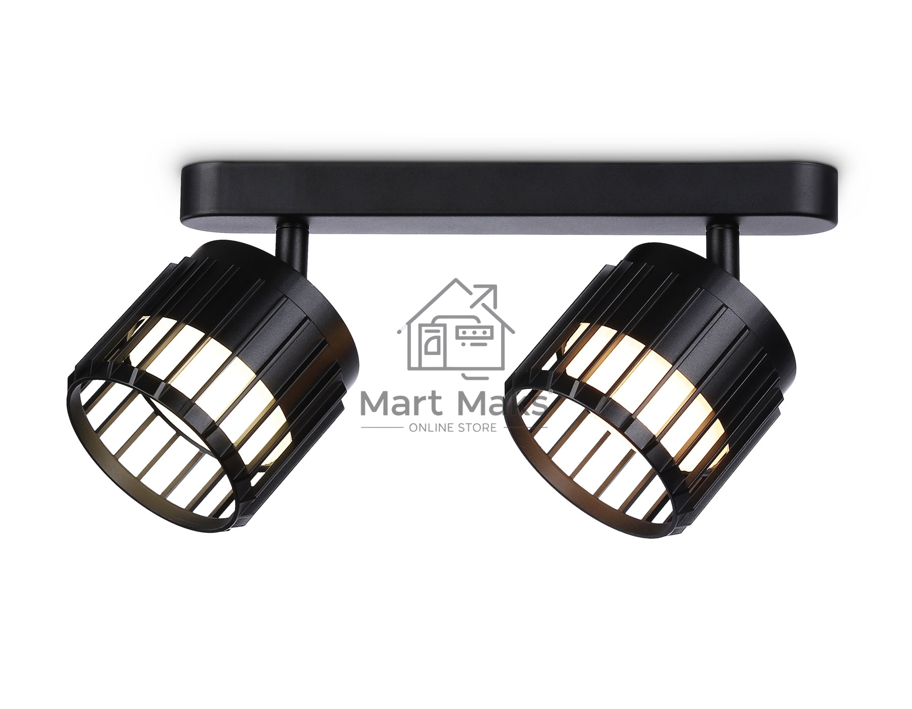 Светильник Ambrella light TN71163/2 BK черный GX53/2 260*100*125