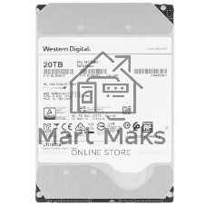 Жесткий диск Western Digital SATA 20Tb 7200RPM 6Gb/S 512MB DC HC555 WUH722020CLE604_0B48696