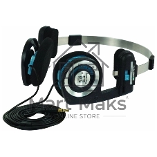 Проводные наушники KOSS Porta Pro Classic черный/голубой, накладные, проводной, складная конструкция