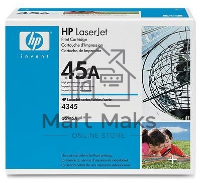 Картридж лазерный HP Q5945A черный для LJ 4345mfp 18 000 стр.