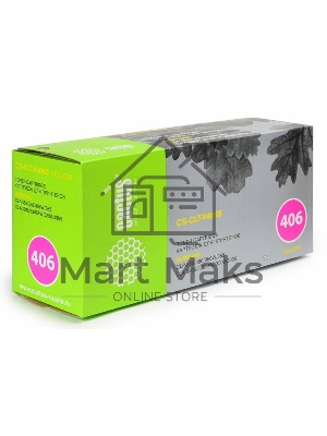 Картридж лазерный Cactus CS-CLT-Y406S yellow желтый (1000 стр.) для Samsung CLP-360/365/CLX-3300/3305