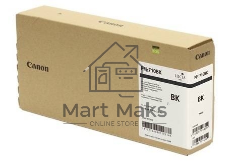 Картридж струйный Canon PFI-710 BK 2354C001 черный (700 мл) для Canon TX-2000/TX-3000/TX-4000