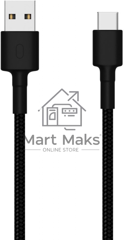USB-кабель Xiaomi Mi Braided USB Type-C Cable SJX10ZM 100см черный