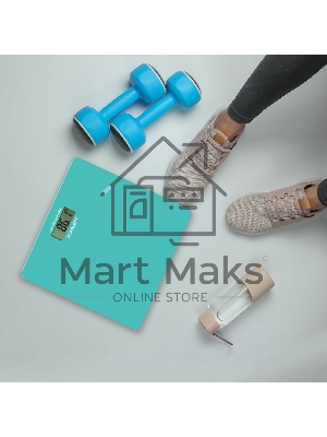 Весы напольные электронные Scarlett SC-BS33E035 макс.180кг голубой