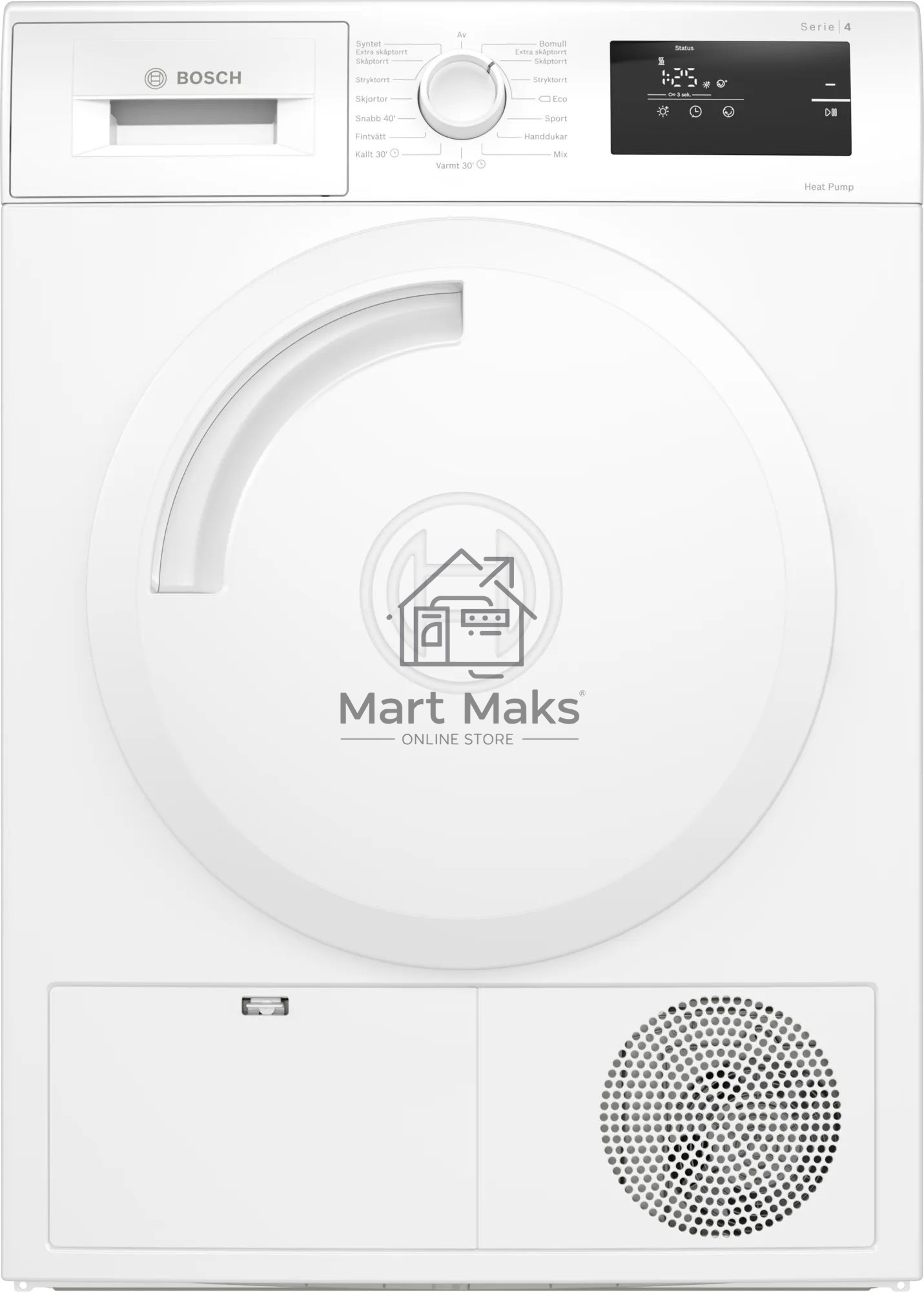 Сушильная машина Bosch WTH830L5SN пан.англ. кл.энер.:A+ макс.загр.:7кг белый