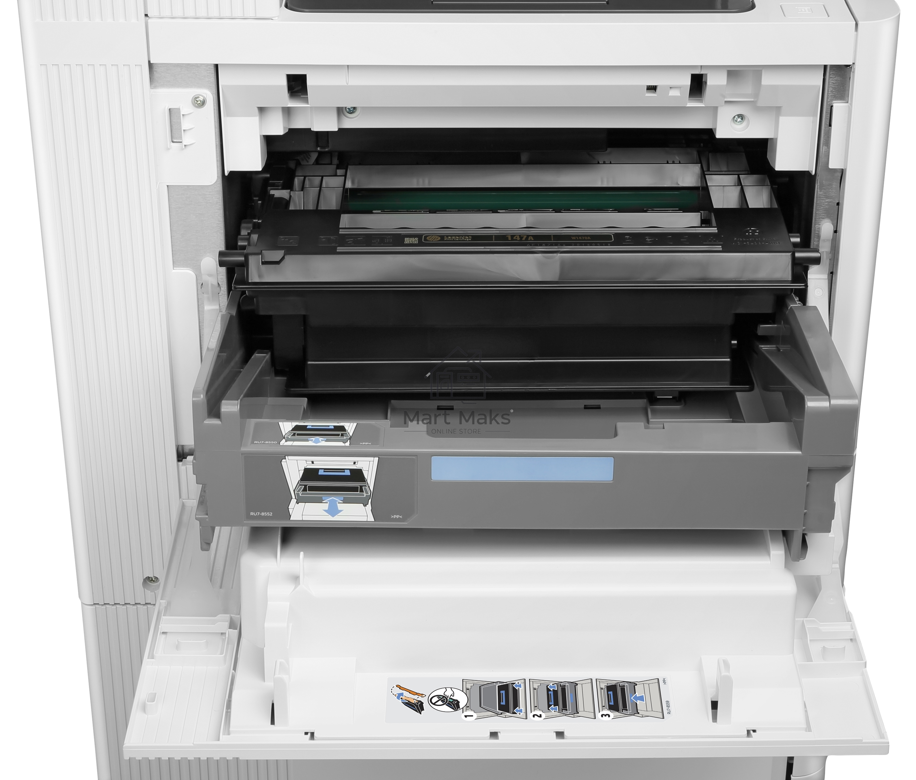 МФУ HP LaserJet Enterprise MFP M635h (A4, принтер/копир/сканер, 1200dpi, 61ppm, 1.5Gb+HDD500Gb, DADF150, Duplex, Lan, USB) (7PS97A)