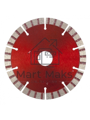 Диск алмазный Matrix отрезной Турбо-сегментный, 125 x 22,2 мм, сухая резка Professional