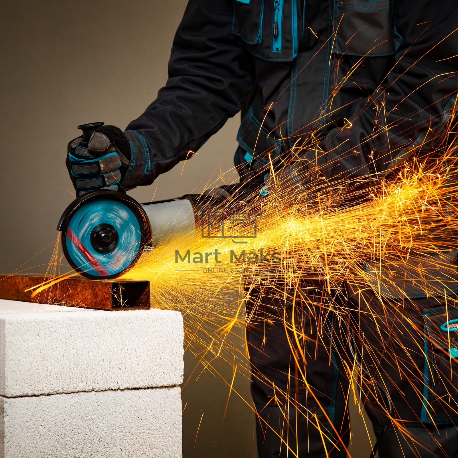 Круг отрезной по металлу Gross WA60TBF 125х1.0х22.2мм, в метал.банке, 10 шт. 743680