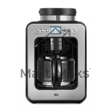 Кофеварка капельная BQ CM7001 серебристый/черный, исп. кофе - молотый/зерновой, 0.6 л, 600 Вт