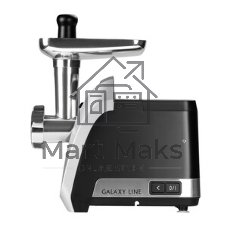 Мясорубка электрическая Galaxy Line GL 2423 черный, 2200 Вт, 2.6 кг/мин, реверс, защита от перегрузки, насадки - 6