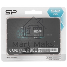 Накопитель SSD Silicon Power Ace A55, 512Gb, SATA III, 2.5