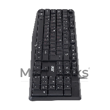 Клавиатура проводная Acer OKW121 (ZL.KBDEE.00B), USB, черный