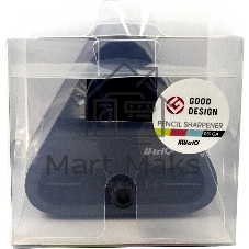 Точилка для карандашей механическая Kw-Trio 031GA-BLK 1 отверстие пластик черный