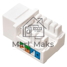 Модуль Keystone TERACOM PRO Cat.6 RJ-45 неэкранированный 110 IDC 90 градусов белый