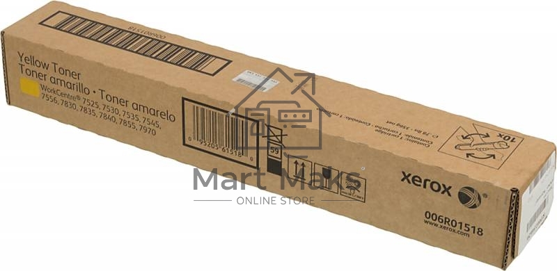 Картридж лазерный Xerox 006R01518 желтый для Xerox WC7545/7556 (15000стр.)