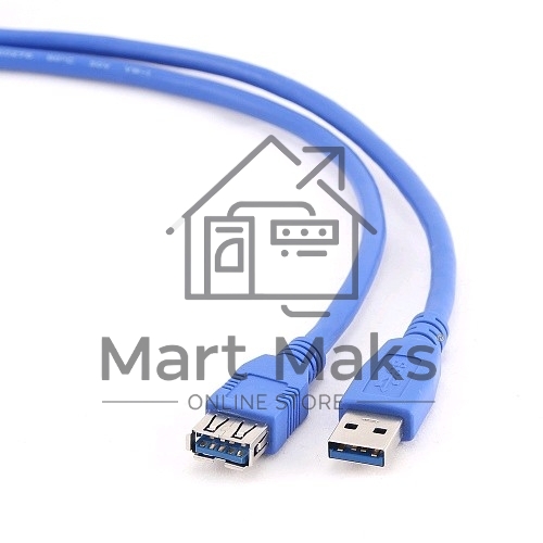 Кабель Gembird PRO CCP-USB3-AMAF-6, USB 3.0 кабель удлинительный 1.8м AM/AF позол. контакты, пакет