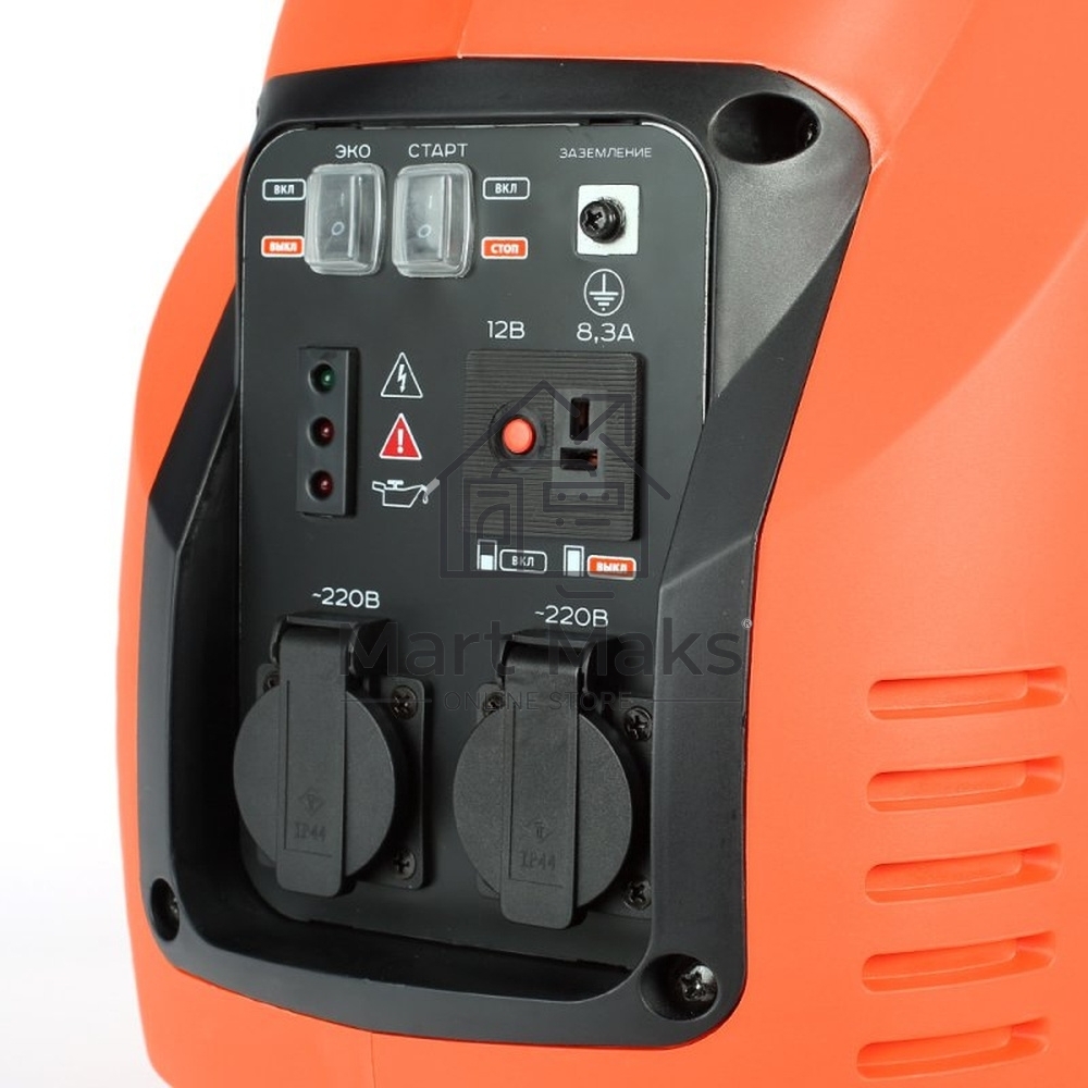 Электрогенератор бензиновый инверторный Patriot 3000il, 3.5 кВт, 63 дБ, 31.5 кг