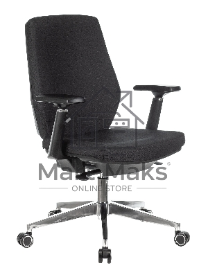 Кресло компьютерное Бюрократ CH-545/LUX черный 38-418 крестовина алюминий