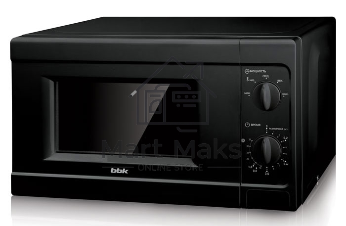 Микроволновая печь BBK 20MWS-709M/B черный, 20 л, 700 Вт, поворотный механизм