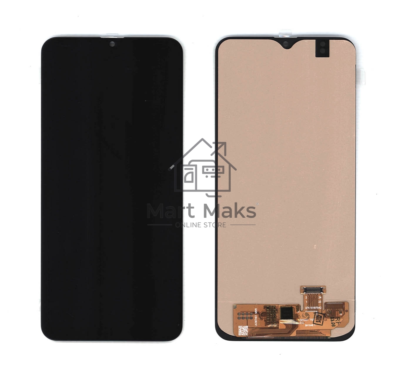 Дисплей для Samsung Galaxy A20 SM-A205F в сборе с тачскрином (OLED) черный