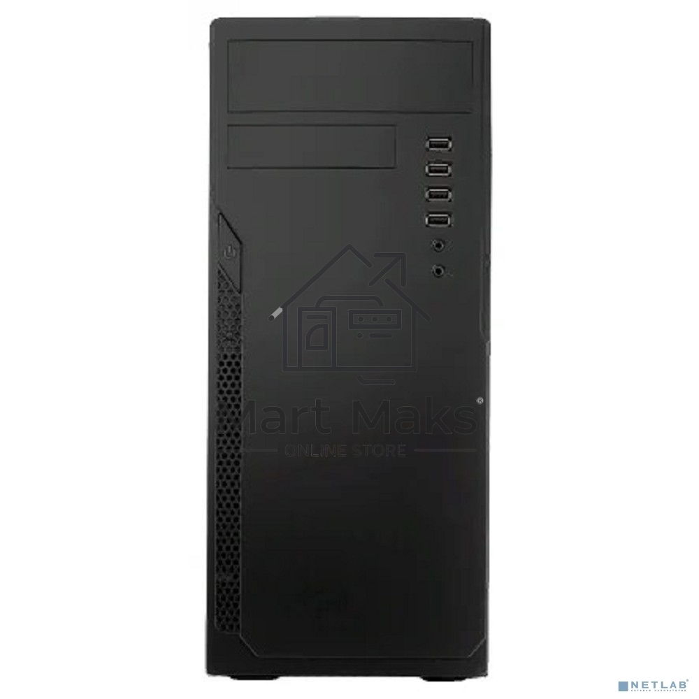 Компьютерный корпус  Case Foxline FL-301, ATX, 1x5.25EXT, 1x3.5EXT, 4x3.5INT, 4xUSB2.0, HDA, w/o FAN, w/o ATX PSU, no pwr cord