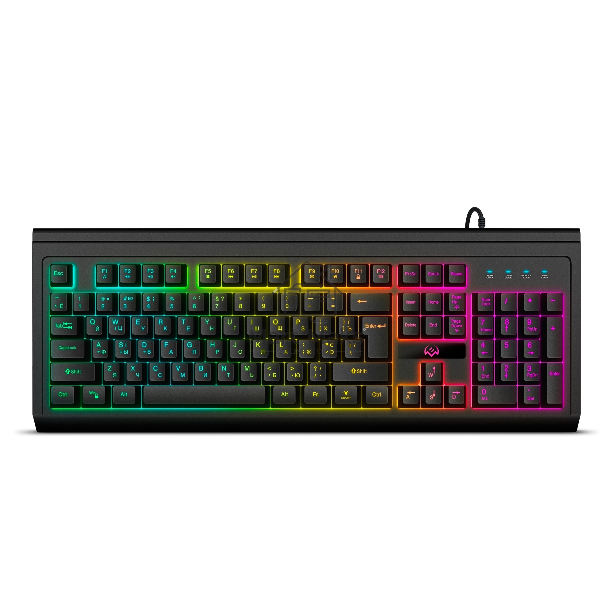 Клавиатура SVEN KB-G8400 проводная USB, черный