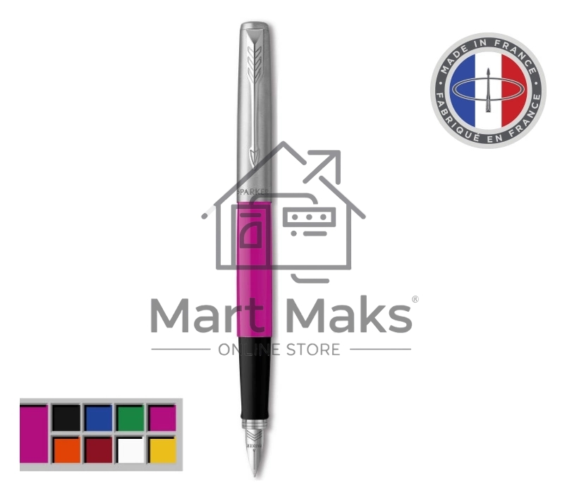 Ручка перьевая Parker Jotter Originals F60 (2096860) Magenta M сталь нержавеющая блистер