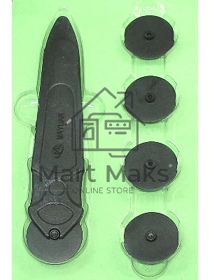 Инструмент для вскрытия телефонов/планшетов MaYuan черный со сменными колесиками 5шт.