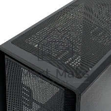 Компьютерный корпус без блока питания HSPD M530, Mesh Mid Tower, Black, TG, 0.4 SPCC, no fans ATX, mATX, mITX 155/290/200mm 2x2.5