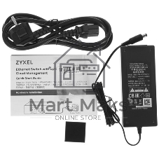 Коммутатор гибридный Smart L2 PoE+ Zyxel NebulaFlex GS1915-8EP, 8xGE PoE+, бесшумный (без вентилятора), бюджет PoE 60 Вт, автономное/облачное управление