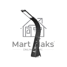 Светодиодная настольная лампа с дисплеем Ambrella light DE509 BK черный LED 3000-6400K 6W+LCD 2W