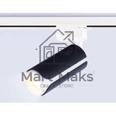 Трековый однофазный светильник Ambrella light GL5155 BK/WH черный/белый GU10 D58*130