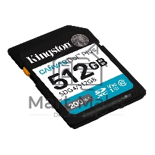Флеш карта SDXC 512Gb Kingston SDG4/512Gb Canvas Go! Plus w/o adapter