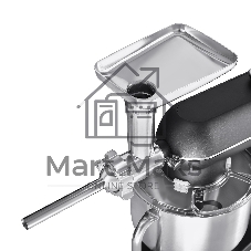 Кухонная машина Korting KKM 0107 MB N, мощность 1500 Вт, 5 насадок, объем чаши 6.5 л, сенсорный дисплей/механическое управление, планетарное вращение, 11 скоростей, турборежим, импульсный режим, таймер, насадка для смешивания/крюк для теста/веничк/мясорубка, черный