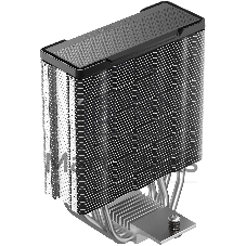 Устройство охлаждения(кулер) Deepcool AG400 G2 ARGB Soc-AM5/AM4/1200/1700/1851 серебристый/черный 4-pin 30.93dB Al+Cu 230W 641gr Ret (R-AG400-BKAMMG2-G)