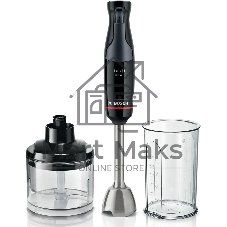 Блендер погружной Bosch MSM4B620 черный, 1000 Вт, плавная регулировка