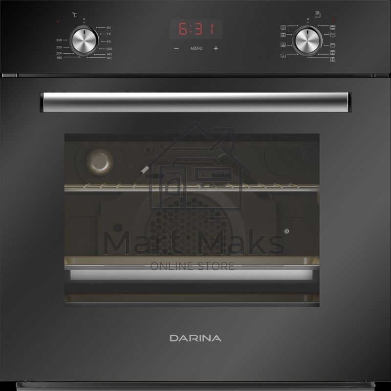 Духовой шкаф электрический Darina 2V5 BDE 112 708 B черный, встраиваемый
