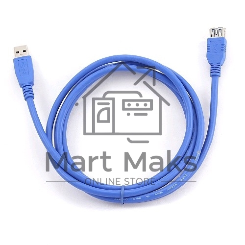 Кабель Gembird PRO CCP-USB3-AMAF-6, USB 3.0 кабель удлинительный 1.8м AM/AF позол. контакты, пакет