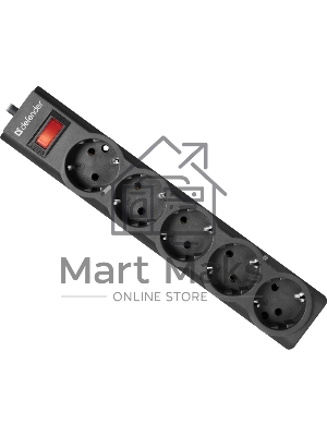 Сетевой фильтр Defender 1.8M ES LARGO 5OUTL.