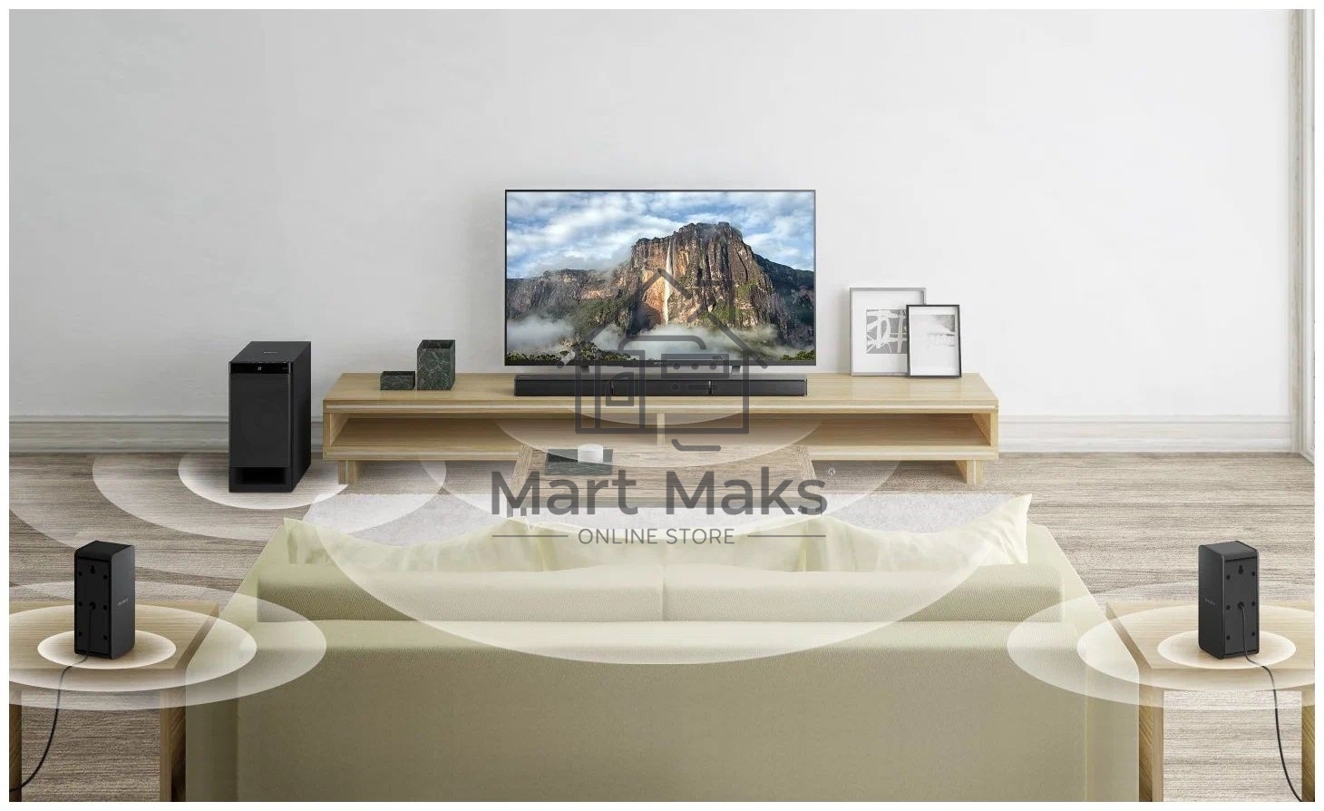 Саундбар Sony HT-S40R 5.1 600Вт черный