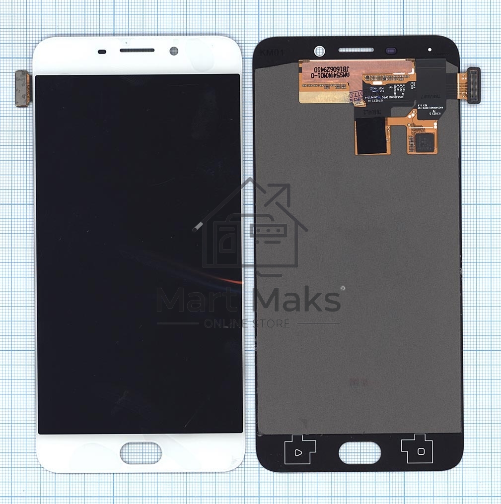 Дисплей для OPPO F1 Plus белый